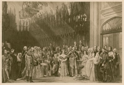 Taufe des Prinzen von Wales, des zukünftigen Königs Edward VII, St. George