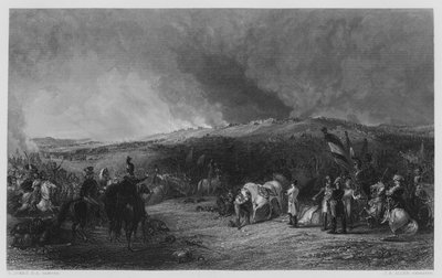 Die Schlacht von Borodino, nach dem Bild in der Vernon-Galerie von George (after) Jones