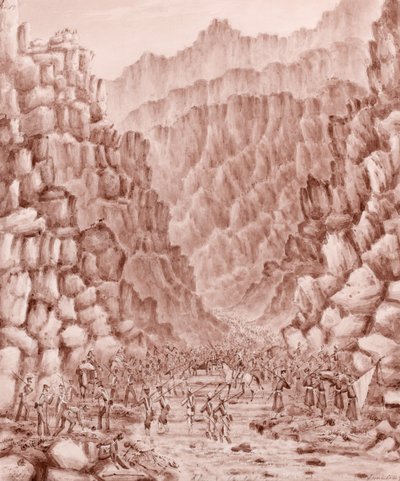 Khoord Caubel Pass von George Alfred Croly