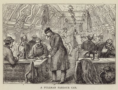 Ein Pullman-Salonwagen von George Augustus Sala