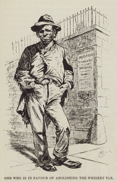 Jemand, der für die Abschaffung der Whiskeysteuer ist von George Augustus Sala