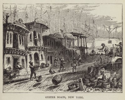 Austerboote, New York von George Augustus Sala
