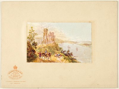 Stolzenfels am Rhein von George Baxter