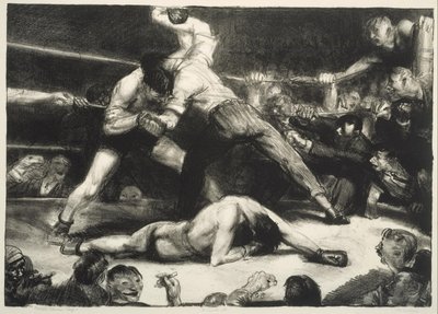 Ein Knock-Out von George Bellows