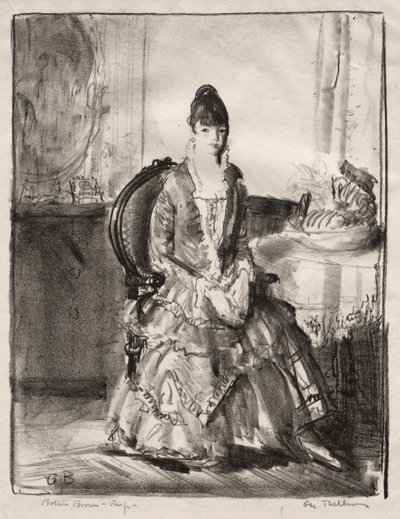 Arrangement, Emma in einem Raum von George Bellows