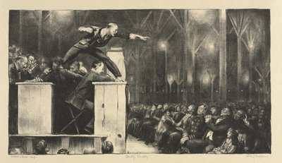 Billy Sunday von George Bellows
