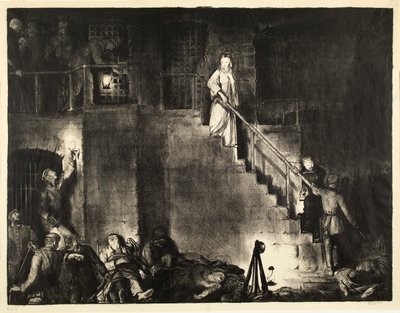 Mord an Edith Cavell (aus der Serie, Krieg) von George Bellows