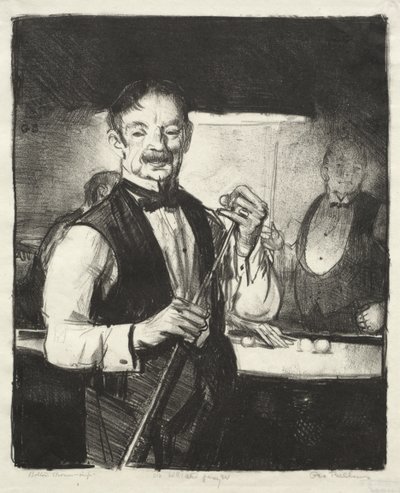 Alter Billardspieler von George Bellows