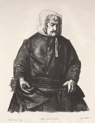 Alte irische Frau von George Bellows