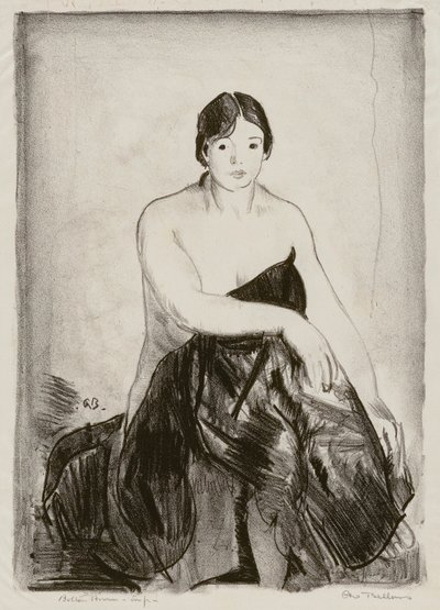 Das Modell, Zweiter Stein von George Bellows