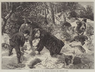 Ein Tag beim Frettchenjagen in den Weihnachtsferien von George Bouverie Goddard