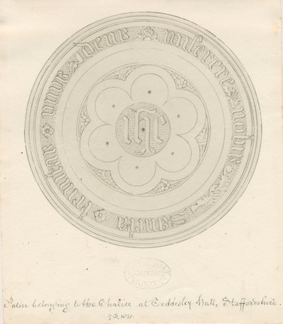 Teddesley Hall - Paten von George Buckler