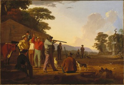 Schießen um das Rindfleisch von George Caleb Bingham