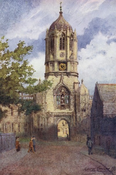 Oxford: Tom Tower, Christ Church von George Carline