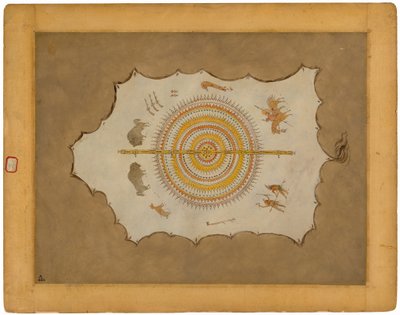 Faksimile eines Mandan-Gewandes von George Catlin