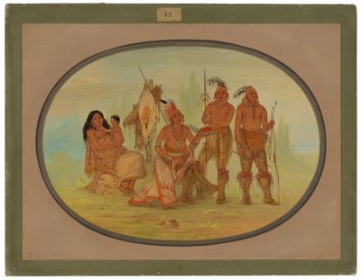 Osage-Indianer von George Catlin