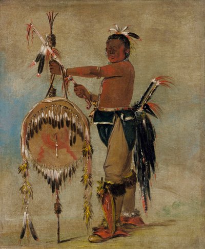 Pash-ee-pa-hó, Kleiner Stechender Häuptling, ein ehrwürdiger Sauk-Häuptling von George Catlin