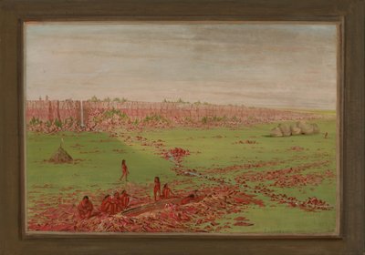 Pipestone-Steinbruch am Coteau des Prairies von George Catlin