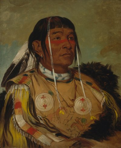 Sha-có-pay, Der Sechste, Häuptling der Plains Ojibwa von George Catlin