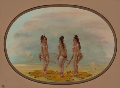Der schöne Tanz - Goo-a-give von George Catlin