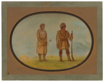 Zwei Cherokee-Häuptlinge von George Catlin