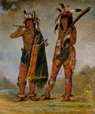 Zwei junge Männer von George Catlin