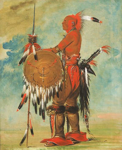 Wáh-pa-ko-lás-kuk, Bärenspur von George Catlin