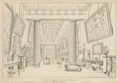 Herr Thomas Hopes Bildergalerie von George Cattermole