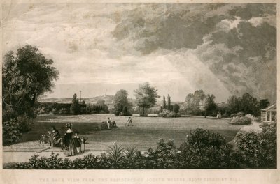 Die Rückansicht vom Wohnsitz von Joseph Wilson, Highbury Hill von George Childs