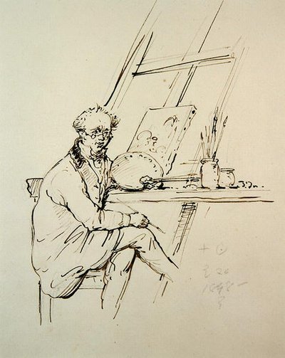 Selbstporträt von George Chinnery