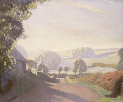Septembermorgen, Die Felder von George Clausen