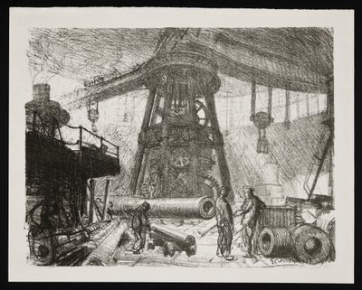 Der Radialkran von George Clausen