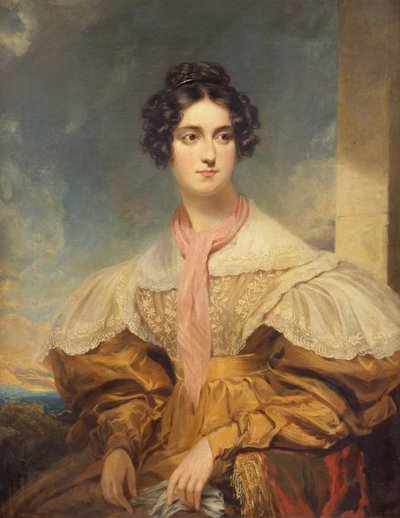 Porträt von Lady Georgiana Clinton von George Clint