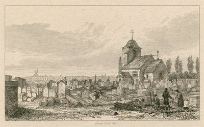 Alte St. Pancras Kirche, London von George Cooke