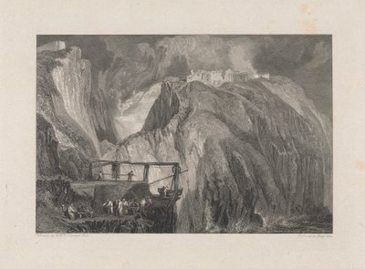 Tintagel Castle, Cornwall von George Cooke