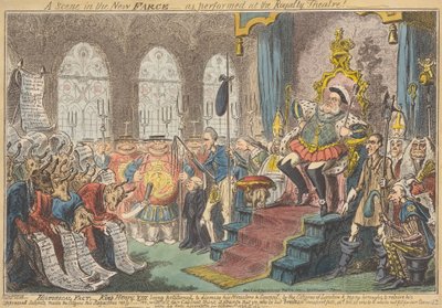 Eine Szene in der neuen Farce - aufgeführt im Royalty Theatre! von George Cruikshank