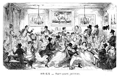 Widder - Fröhlichkeiten, 19. Jahrhundert von George Cruikshank
