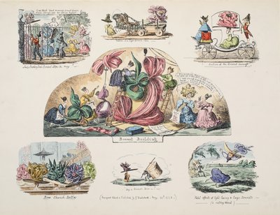 Bonnet-Gebäude, veröffentlicht 1828 von George Cruikshank