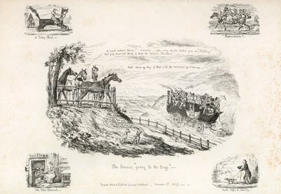 Gurneys Dampfkutsche von George Cruikshank