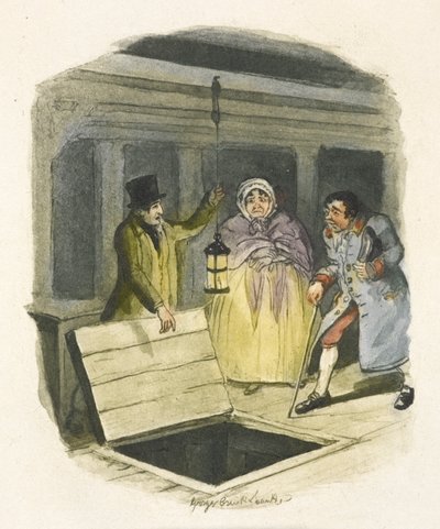 Illustration für "Oliver Twist" von George Cruikshank