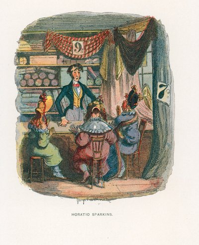 Illustration für Skizzen von Boz von George Cruikshank