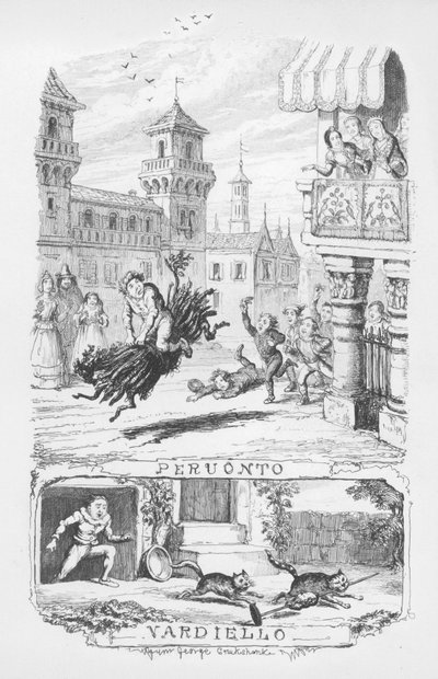 Illustration für The Pentamerone von George Cruikshank von George Cruikshank