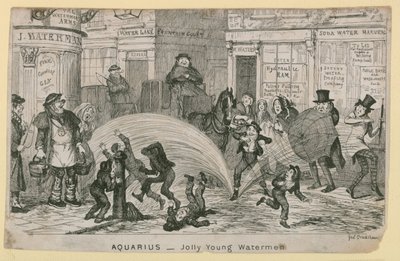 Fröhliche junge Wasserleute von George Cruikshank