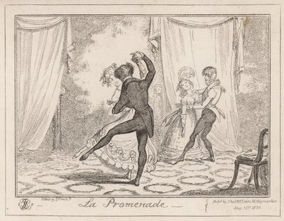 Der Spaziergang von George Cruikshank