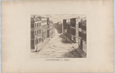 Manchester, 1851 von George Cruikshank