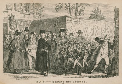 Mai - Das Abstecken der Grenzen von George Cruikshank