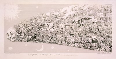Ereignisse oder der Schweif des Kometen von 1853 von George Cruikshank