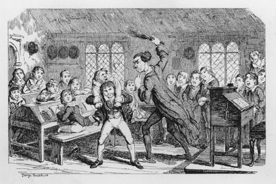 Schulprügel von George Cruikshank