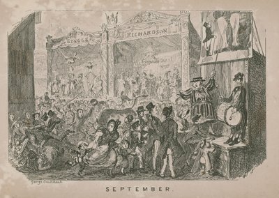 Septembermesse von George Cruikshank