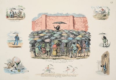 St Swithuns Kapelle Cold-bath fields, veröffentlicht 1833 von George Cruikshank